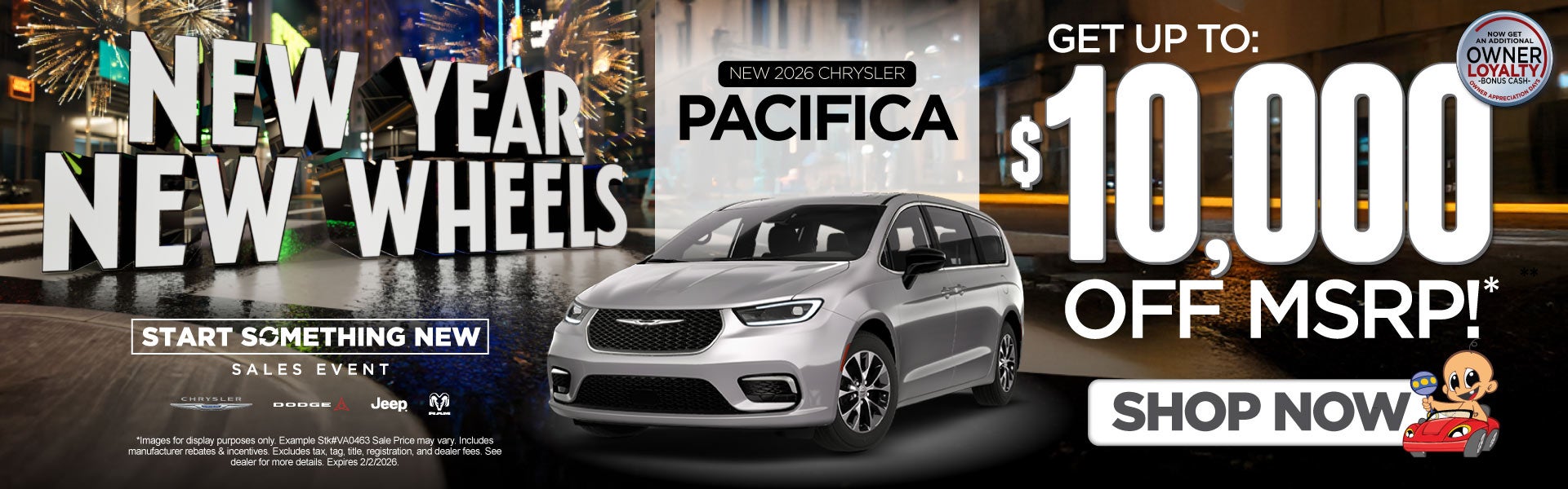 New 2026 Chrysler Pacifica $10,000 off MSRP - Shop Now