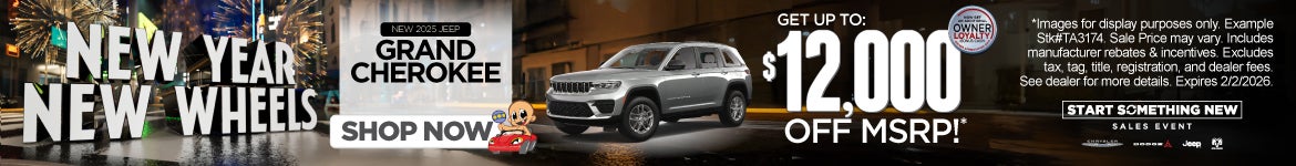 NEW 2025 JEEP GRAND CHEROKEE - GET UP TO $12,000 OFF MSRP*