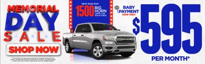 New 2024 RAM 1500 Big Horn | Now only $595 Per Month*