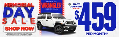 New 2024 Jeep Wrangler 4 Door Sahara 4xe | Now only $459 Per Month*
