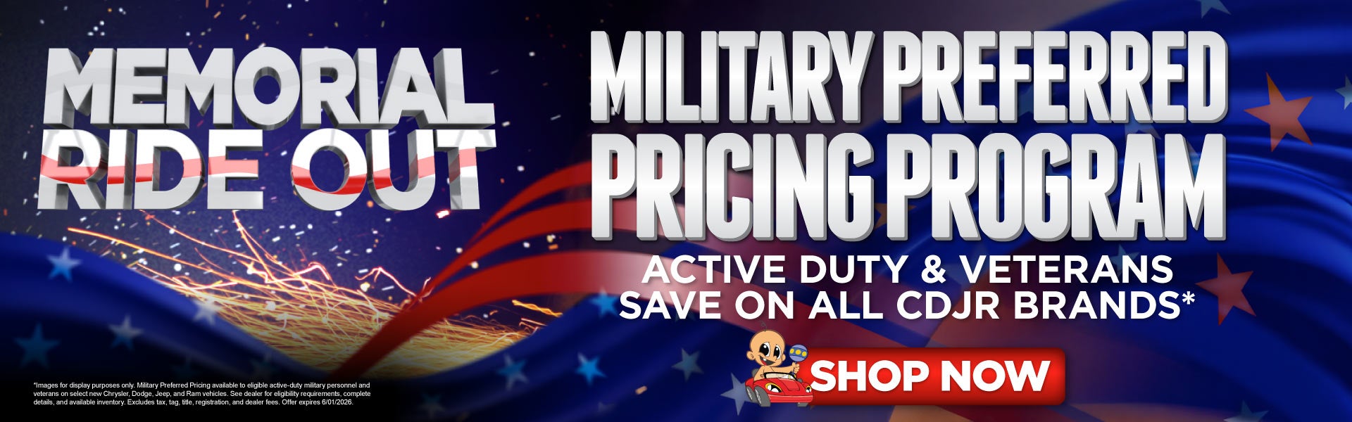 MILITARY PREFERRED PRICING PROGRAM	Active Duty & Veterans Sa