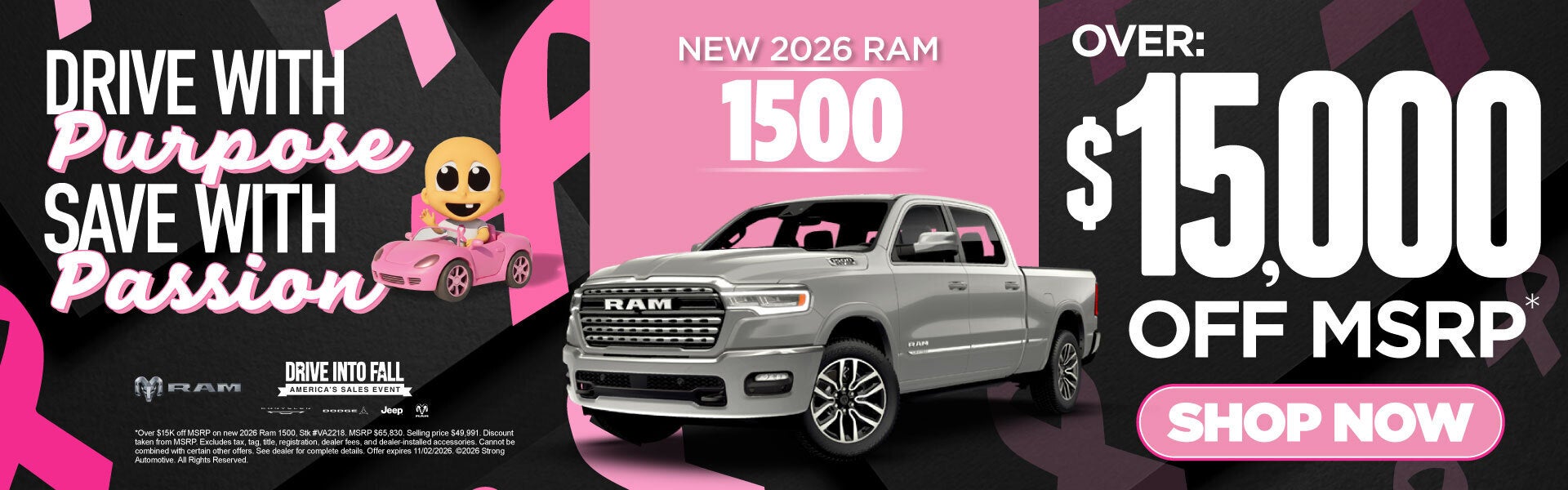 2026 RAM 1500 - OVER $15,000 OFF MSRP*